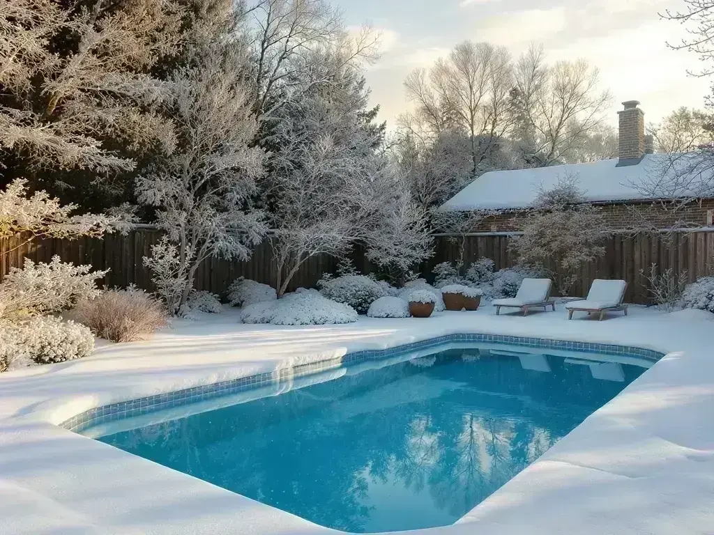 pool service and water testing visit for an Okanagan Mission backyard pool during spring opening season