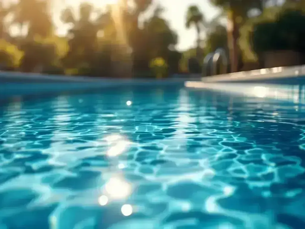 Pool winterization and liner service for a backyard near Rutland Centennial Park